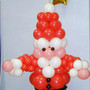 Дед Мороз из воздушных шаров