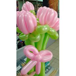 Цветы из воздушных шаров