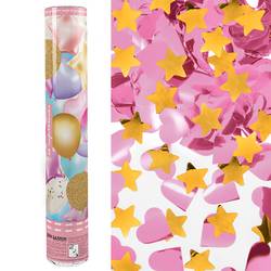 Пневмохлопушка 30 см Праздничные шарики,Звезды и сердца!