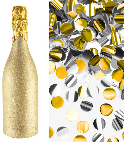 Пневмохлопушка 30 см Бутылка шампанского