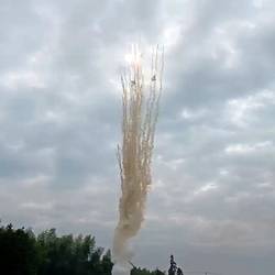 Батарея салютов Белый дым