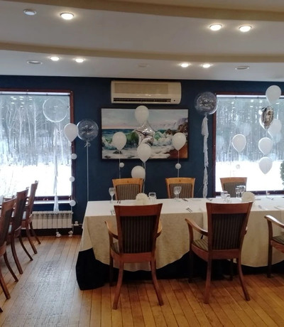 Украшение мероприятие шарами Парк отель Мечта