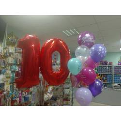 Композиция из шаров на юбилей