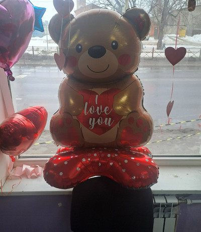 Мишка на подставке